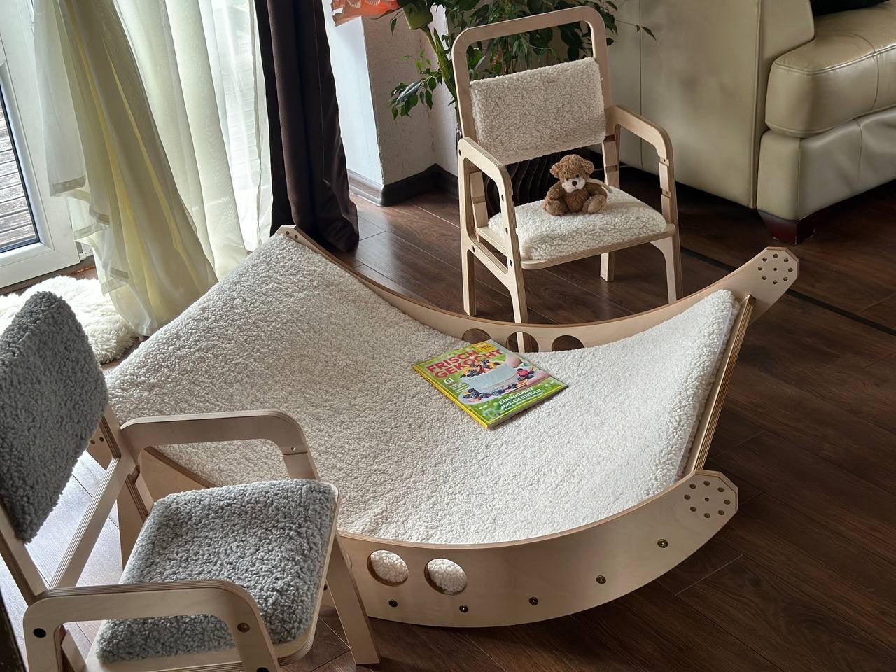 Adjustable Children Chair Luula - Cloud Mouse