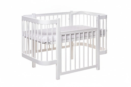 ELIN babysäng med madrass, vit