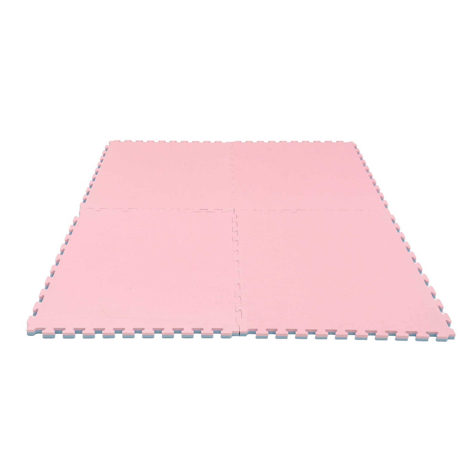 Large Foam Puzzle Mats - Baby Pink / Baby Blue