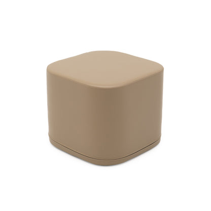 Small Play Pouf Cube - Beige