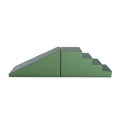 Soft Play Step and Slide Set - Green